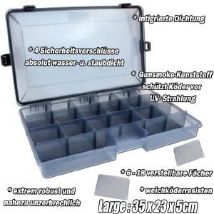 Angel Berger Pro Tackle Box Large Kunstköderbox