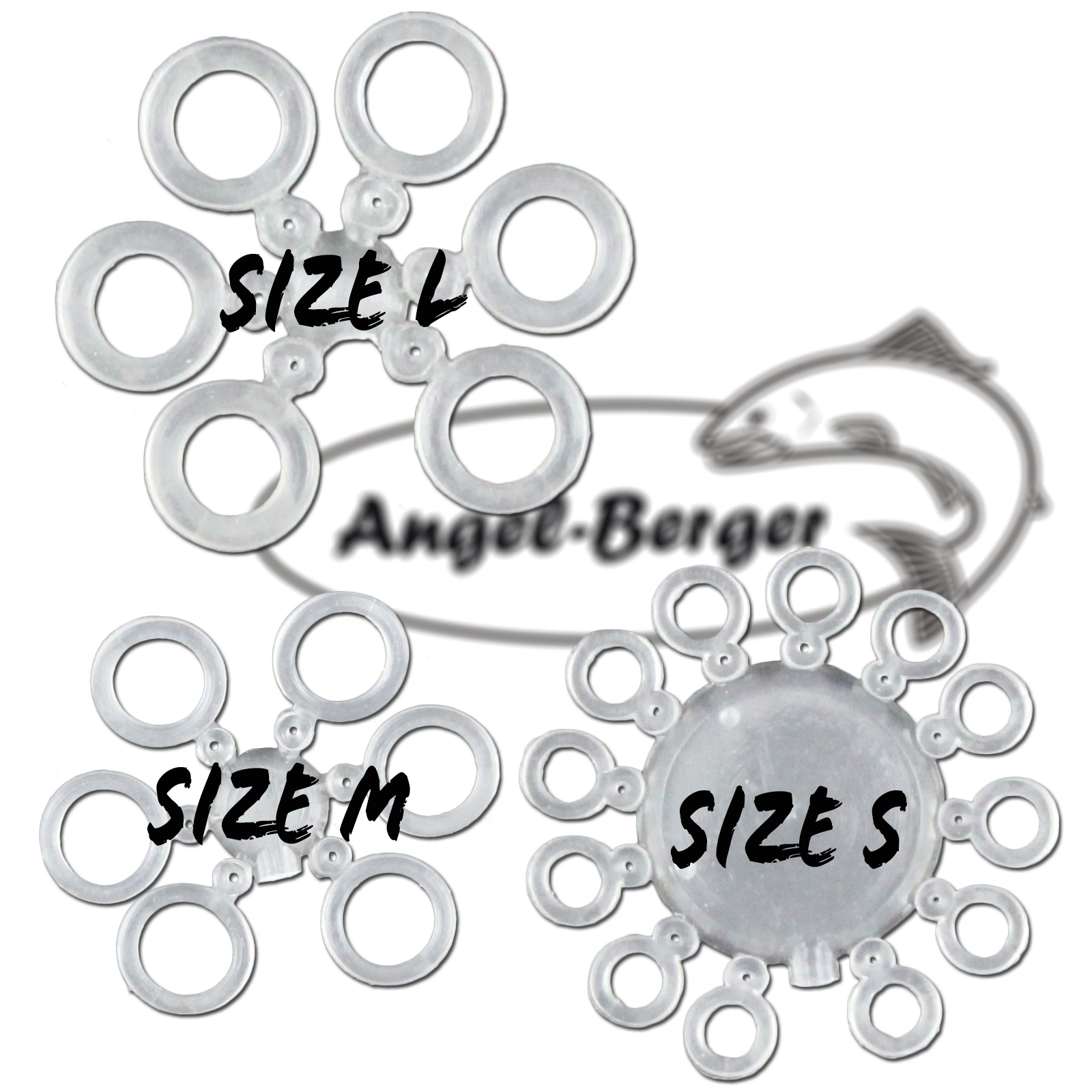 Angel Berger Bait Band L Pellet Band Köderhlater Ködergummi Feeder Angeln 