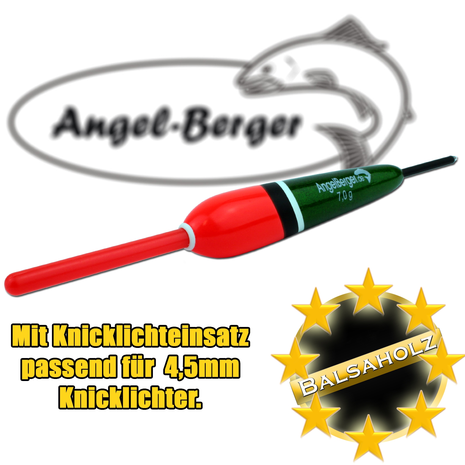 Angel Berger Balsaholz Knicklichtpose 3