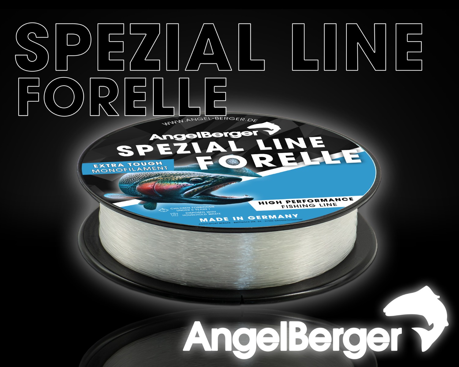 Angel-Berger Spezial Line Forelle Monofile Angelschnur Trout Mono Zielfischschnur Forellenschnur Monofil 