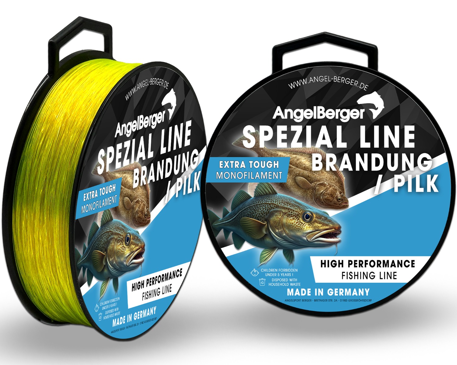 Angel Berger Spezial Line Pilk / Brandung Monofile Angelschnur