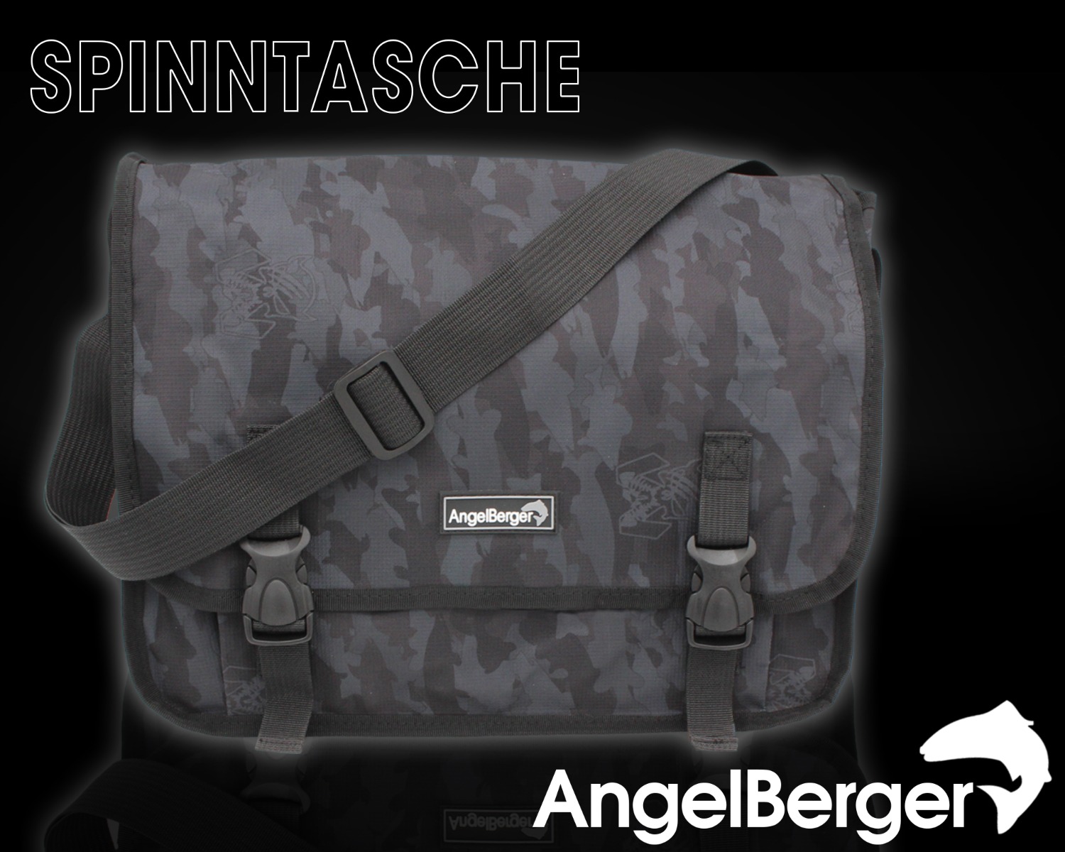 Angel Berger Spinntasche Angeltasche Kunstködertasche Umhängetasche