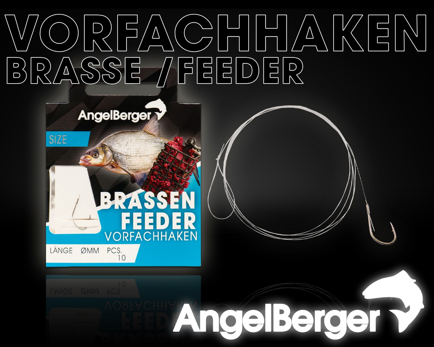 Angel Berger Vorfachhaken Brassen/Feeder 