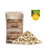 Angel Berger Räucherchips Buche 15Kg Räucherspäne 