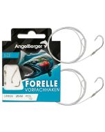 Angel Berger Vorfachhaken Forelle/Sbirolino Angelhaken gebundene Haken Angelhaken