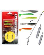 Wild Devil Baits Drop Shot Set Dropshot Monatage Ready2Fish Gummifische Barsch