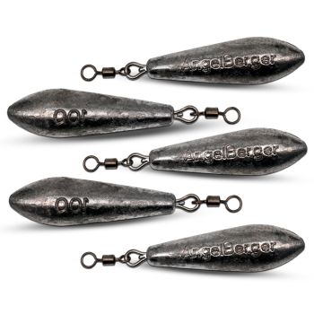 Angel Berger Brandungsblei Set 100g 5 Stück Meeresblei Angelblei Brandungsangeln Blei Meeresangeln