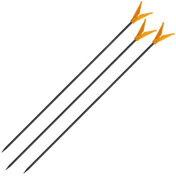 Angel Berger Metall Rutenhalter 60cm 3 Stück
