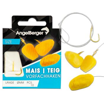 Angel Berger Vorfachhaken Mais/Teig Angelhaken gebundene Haken Angelhaken