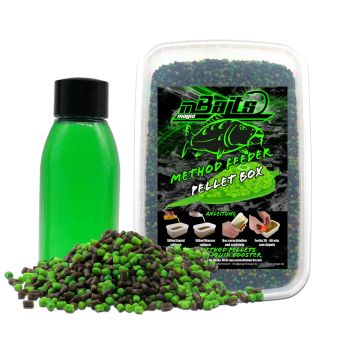 Magic Baits Method Feeder Pellet Box Natural Squid & Liver