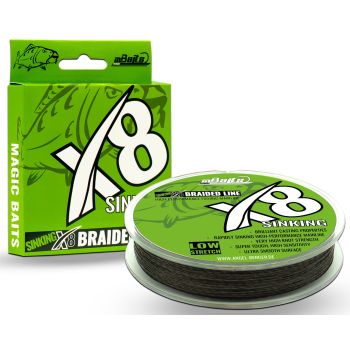 Magic Baits X8 Sinking Carp Braid 600m Braided Mainline geflochtene Karpfenschnur sinkend Angelschnur Karpfenangeln