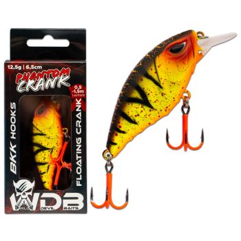 Wild Devil Baits Phantom Crank 65 Wobbler Floating-Fire Tiger