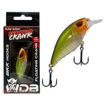 Wild Devil Baits Phantom Crank 65 Wobbler Floating-Roach