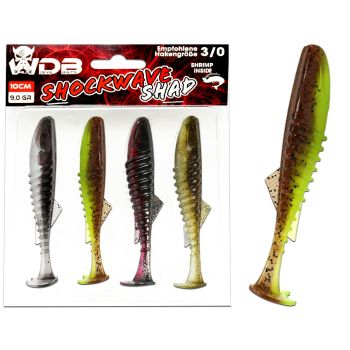 Wild Devil Baits Shockwave Shad Klares Wasser Gummifisch Kunstköder Softlure Gummiköder Hecht Barsch Zander Angelköder Raubfischköder