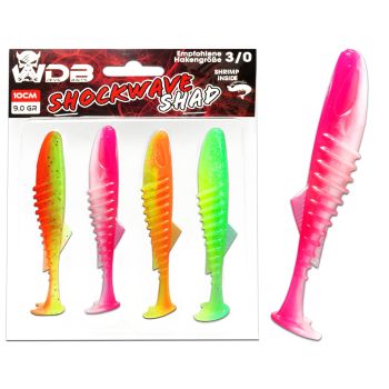 Wild Devil Baits Shockwave Shad Trübes Wasser Gummifisch Kunstköder Softlure Gummiköder Hecht Barsch Zander Angelköder Raubfischköder