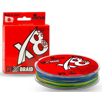 Wild Devil Baits X8 Braid Multicolor Japan PE 8-fach rund geflochtene Angelschnur Braided Fishing Line