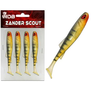 Wild Devil Baits Zander Scout Natural Perch Shad Gummifisch Softlure