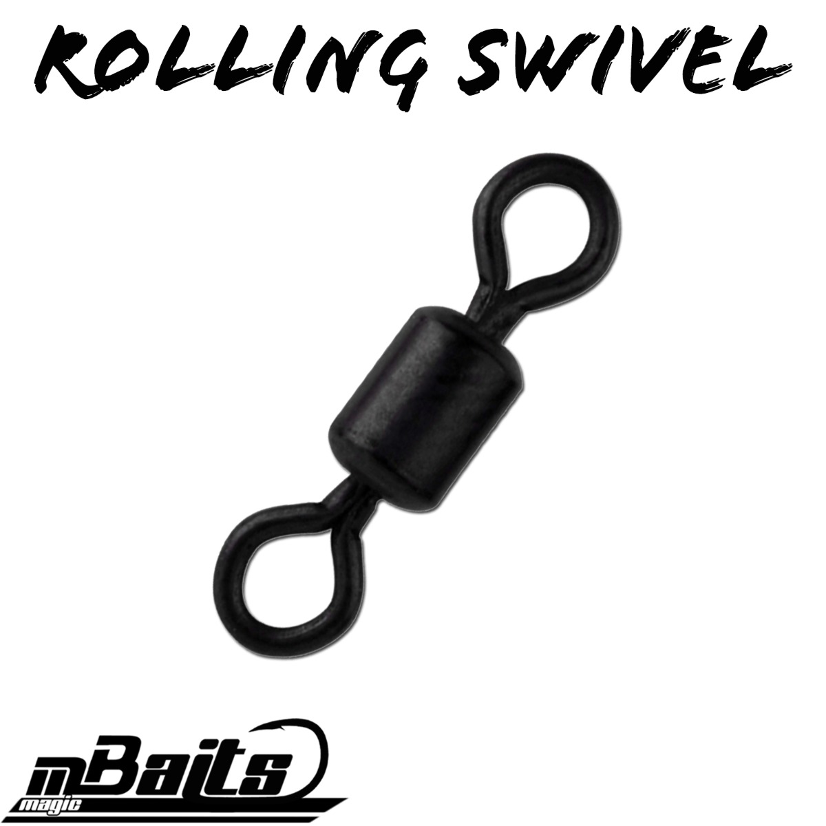 Magic Baits Bait Rolling Swivel Tönnchen Wirbel Carp Swivels Karpfenwirbel 