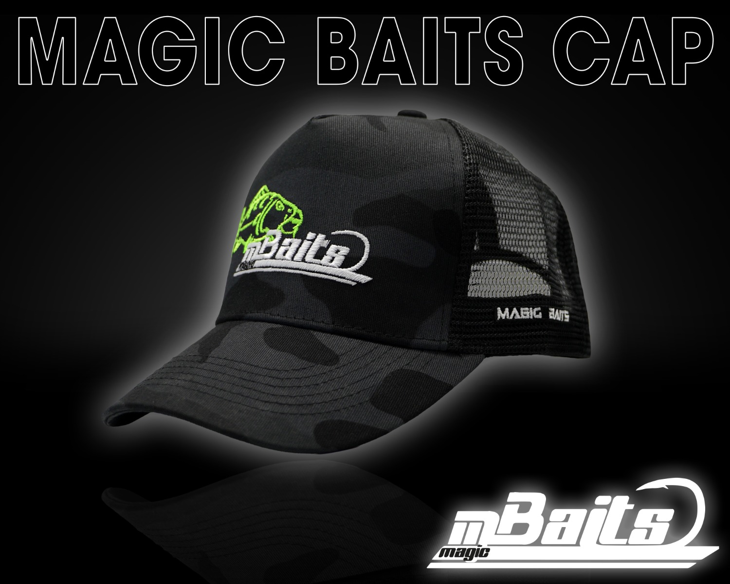 Magic Baits Cap Angel Mütze Caps Angeln Mützen Angler Hut Basecap Angeln