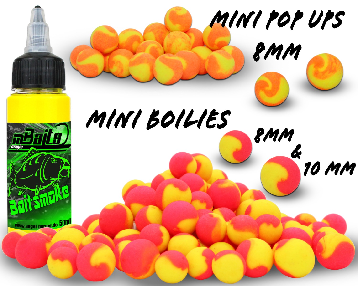 Magic Baits Feeder Boilie Set Method Feeder Boilie Mini Pop Ups Baitsmoke
