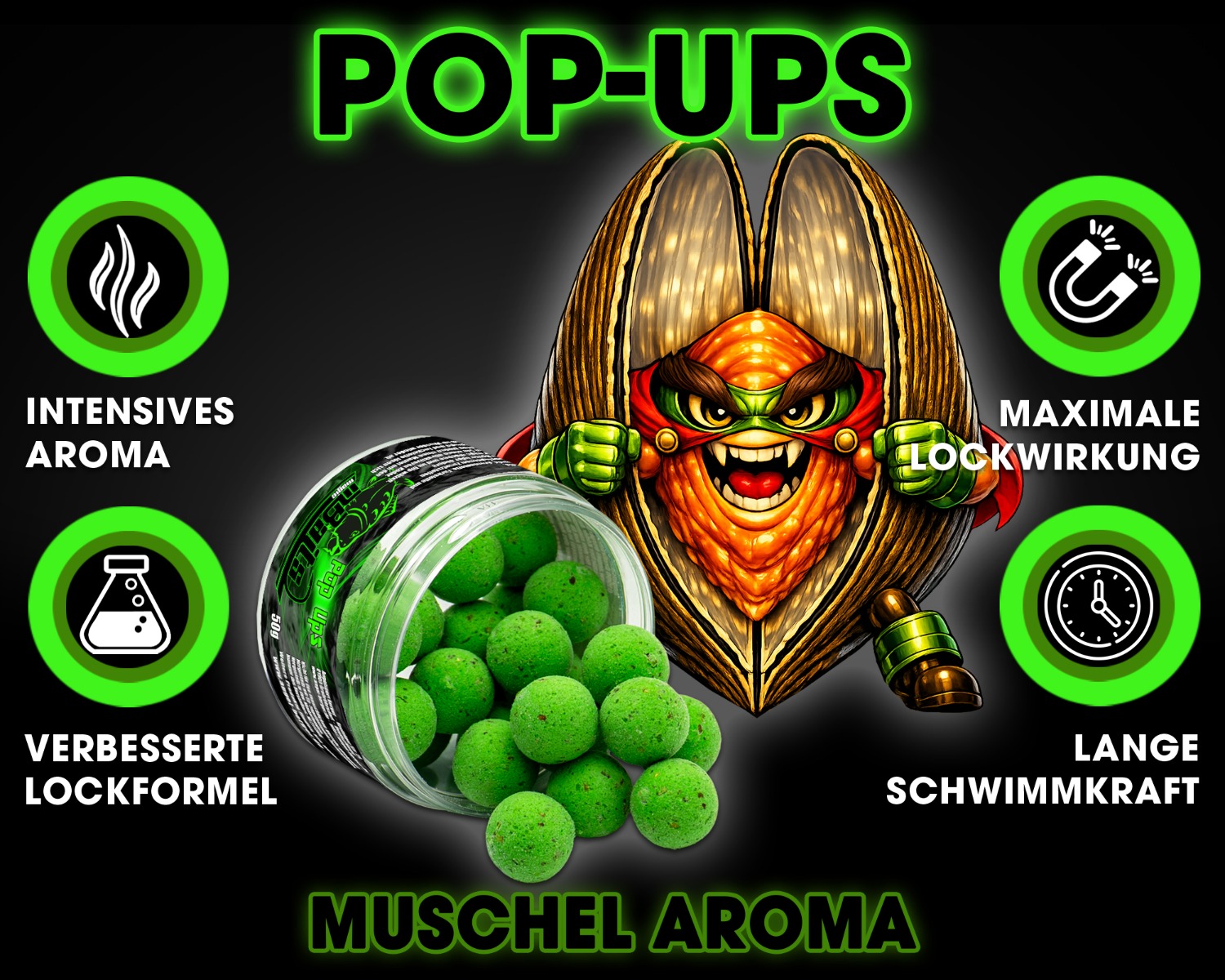 Magic Baits Pop Ups Muschel 
