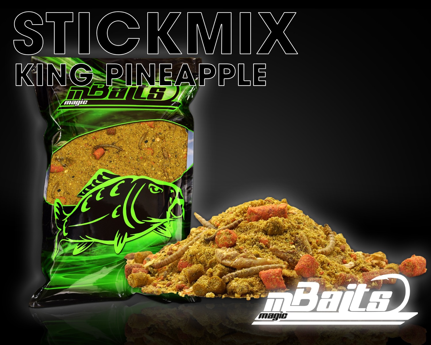 Magic Baits Premium Stick Mix King Pineapple 800g Active Groundmix