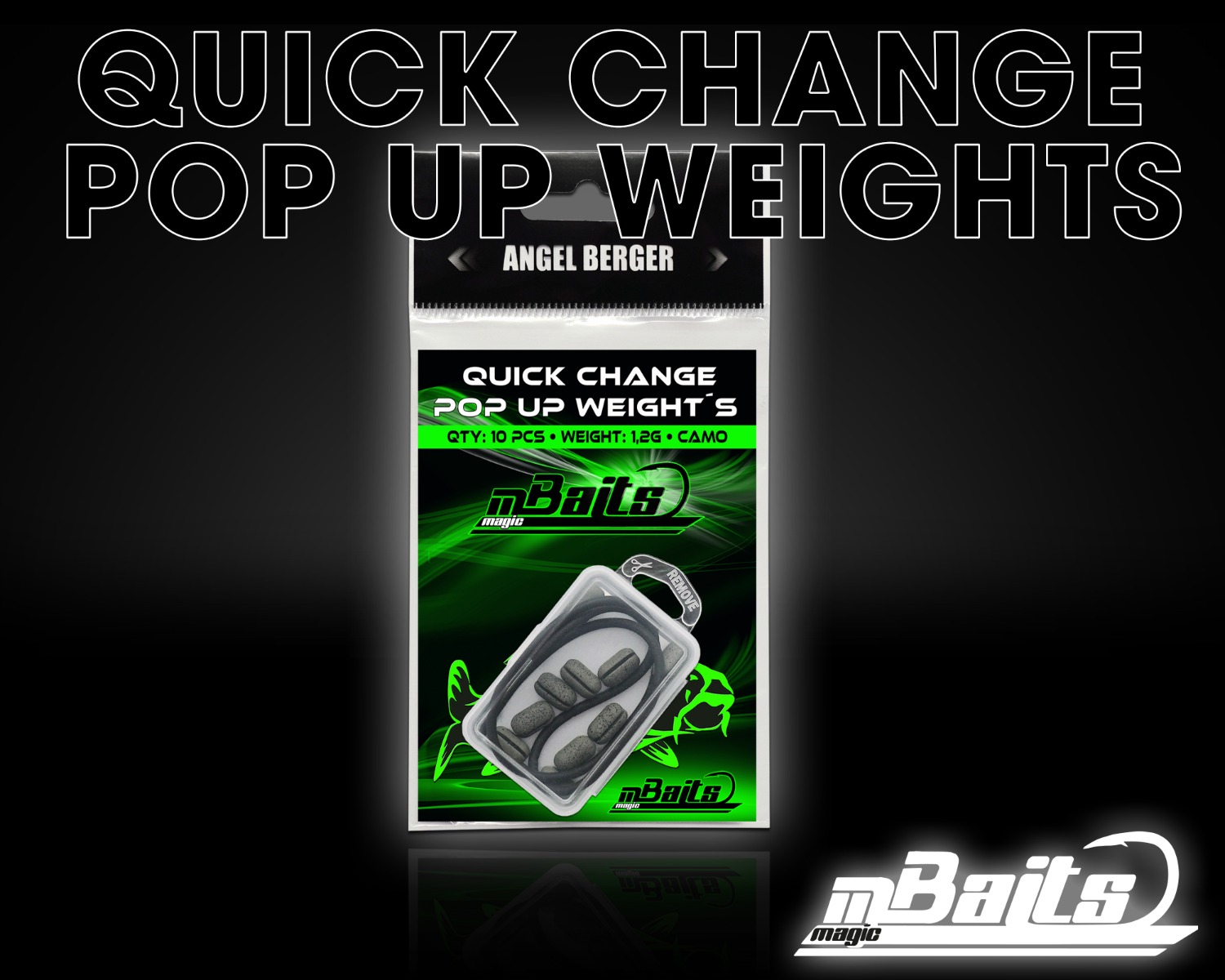 Magic Baits Quick Change Pop Up Weights Balancing Sinker Karpfenmontage Carp Pop-Up Weight Pop Up Sinker Angelblei Karpfenangeln