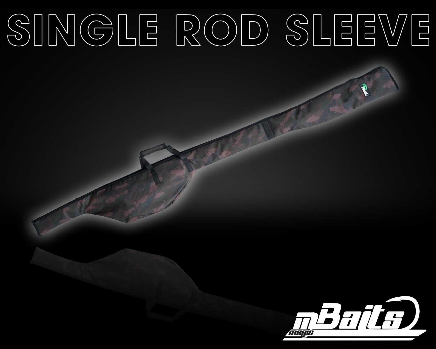 Magic Baits Rod Sleeve Rutenfutteral Einzelfutteral Rutentasche Karpfen Futteral Single Sleeve Rod Jacket Angelrutentasche