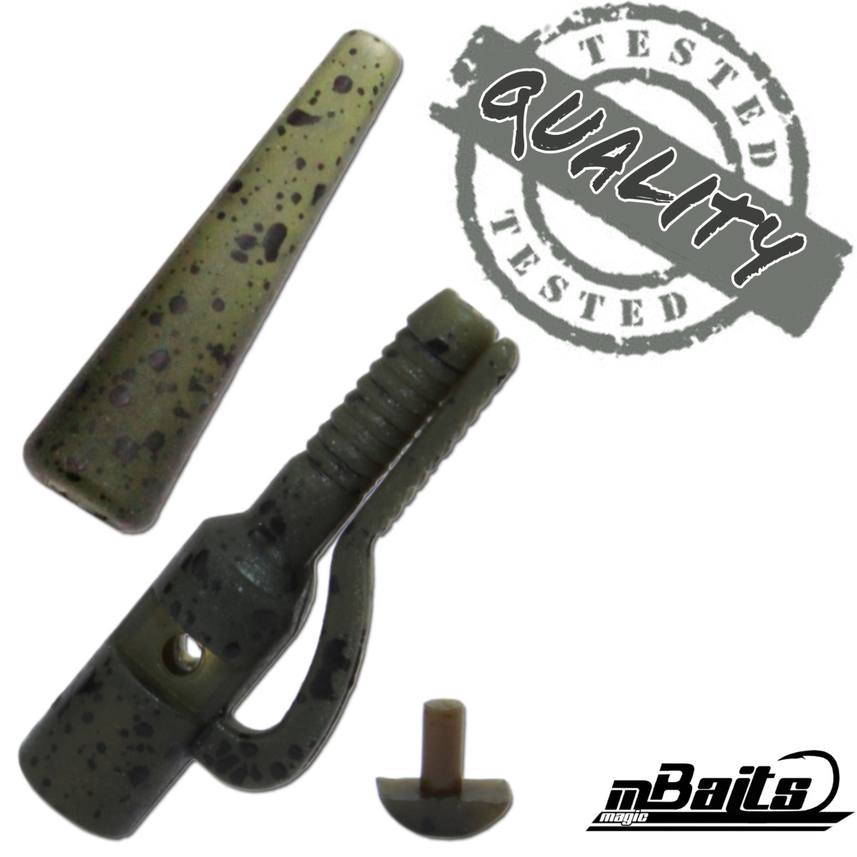 Magic Baits Safety Lead Clip Camo Tail Rubber Lead Clips Rigs Carptackle 
