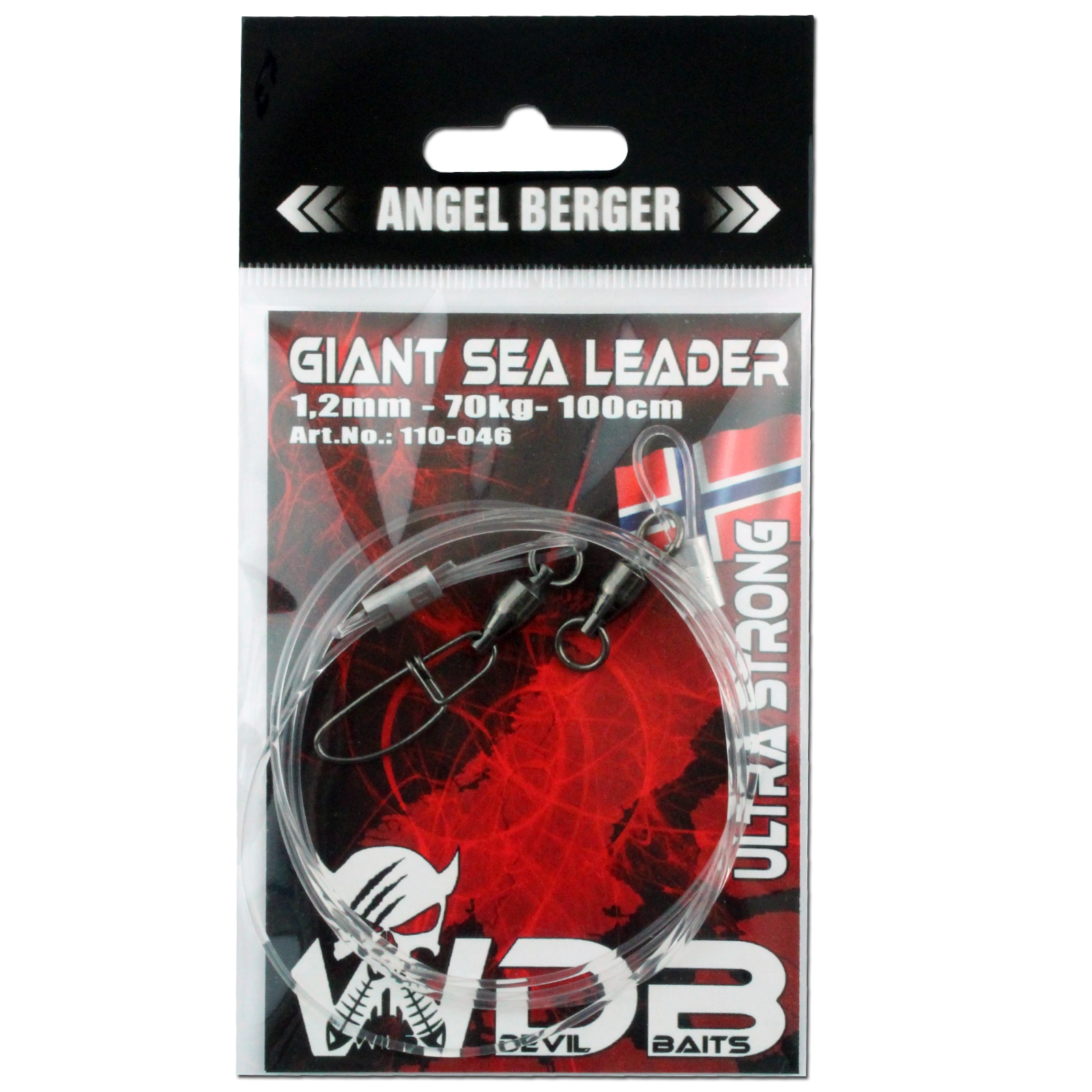 Wild Devil Baits Giant Sea Leader Hard Mono Vorfach Meeresvorfach Pilkvorfach