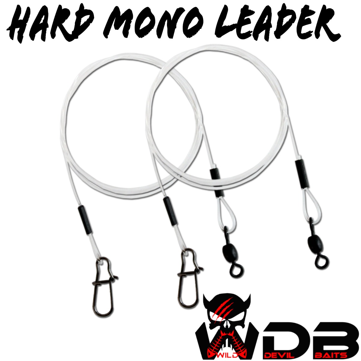 Wild Devil Baits Hard Mono Leader Mono Vorfach Raubfischvorfach 