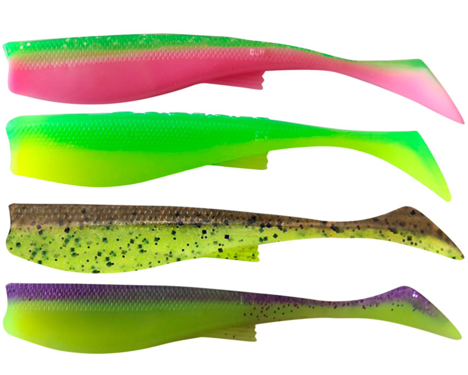 Wild Devil Baits Smart Shad für Trübes Wasser  Pro Guiding Gummifisch 