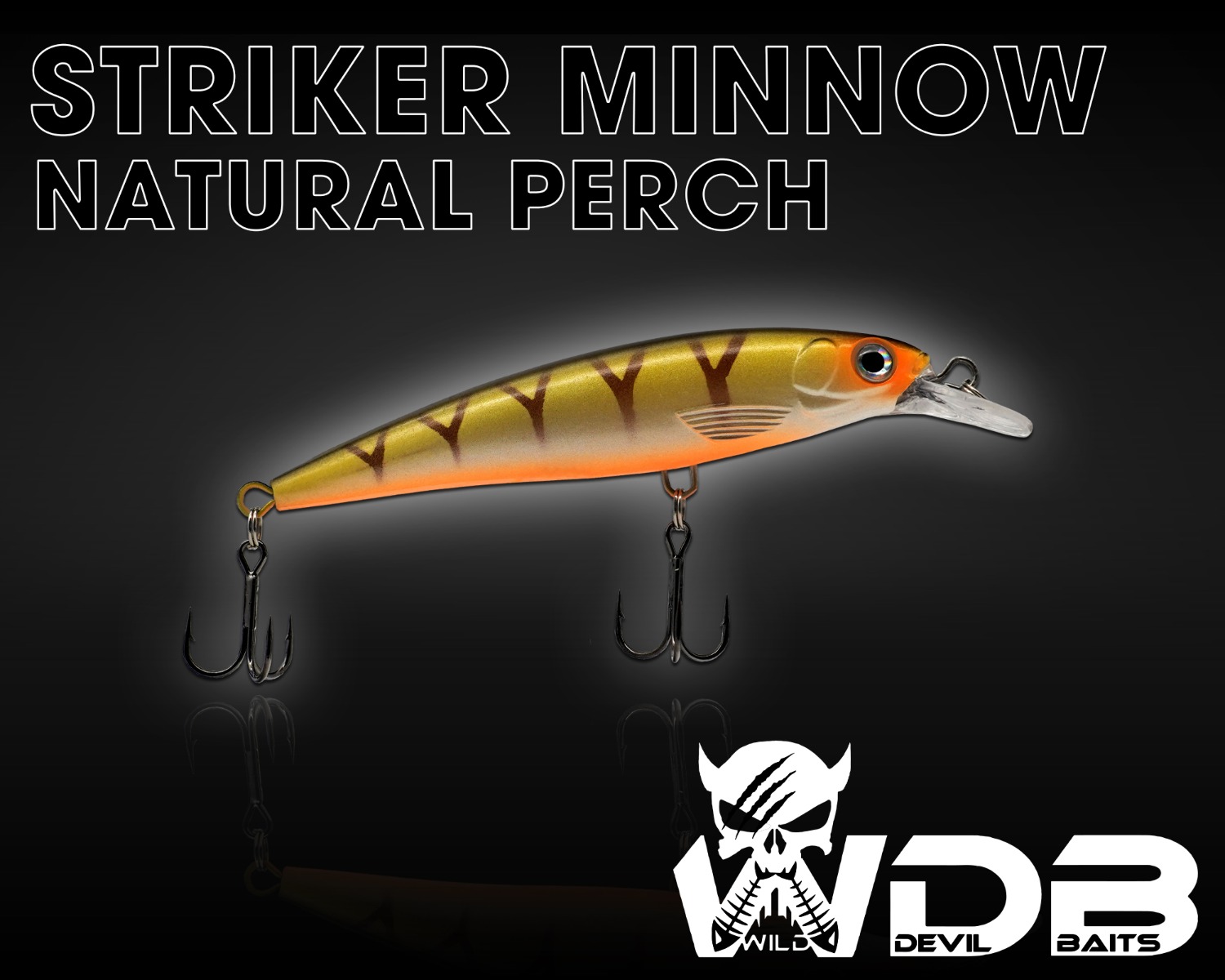 Wild Devil Baits Striker Minnow Wobbler Hardbait Kunstköder Raubfisch Köder Barsch Hecht Zander
