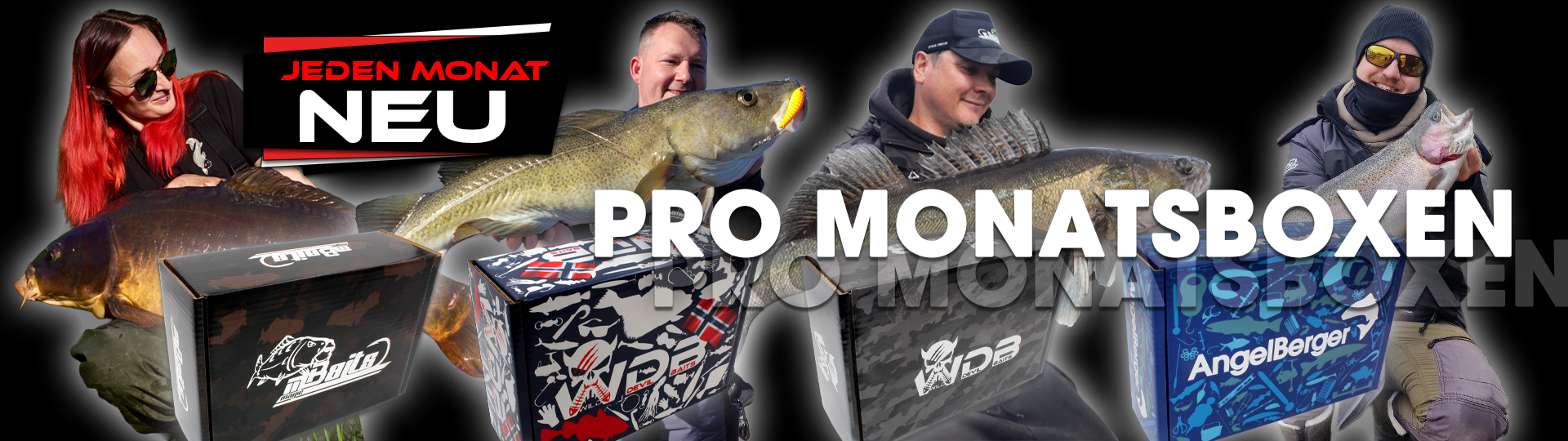 Angel Berger Magic Baits Wild Devil Baits Pro Monatsbox Karpfen Raubfisch Allround