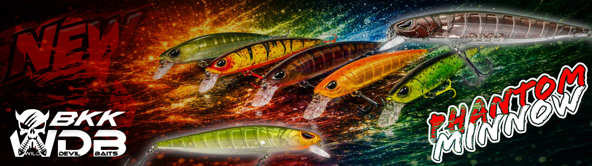 Wild Devil Baits Phantom Minnow 110 Wobbler Suspender 