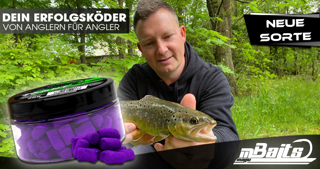 Magic Baits Trout Marshmallow Forellenköder schwimmend Forellenteig Angelköder Forelle Trout Bait-Mulberry Surpreme / purple Neuheiten